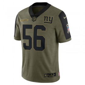 Maillot New York Giants Lawrence Taylor 56 Nike 2021 Salute to Service - Homme
